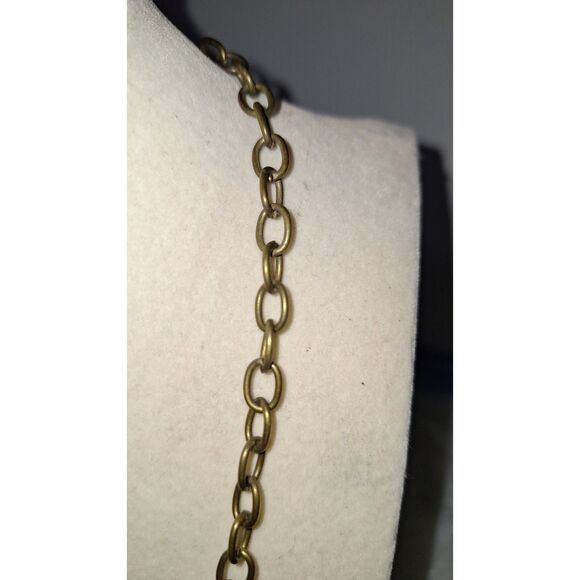 A Pink Panache Women's Layered Necklace Steampunk Fairy Grunge Rhinestone Cross - Picture 4 of 9